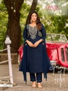 Gulzar Vol 2 By Ossm Roman Silk Kurti With Bottom Dupatta Wholesale Online